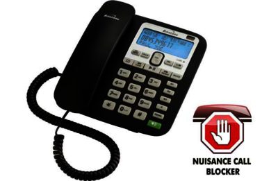 Binatone Acura Corded Telephone with Answer Machine -Single